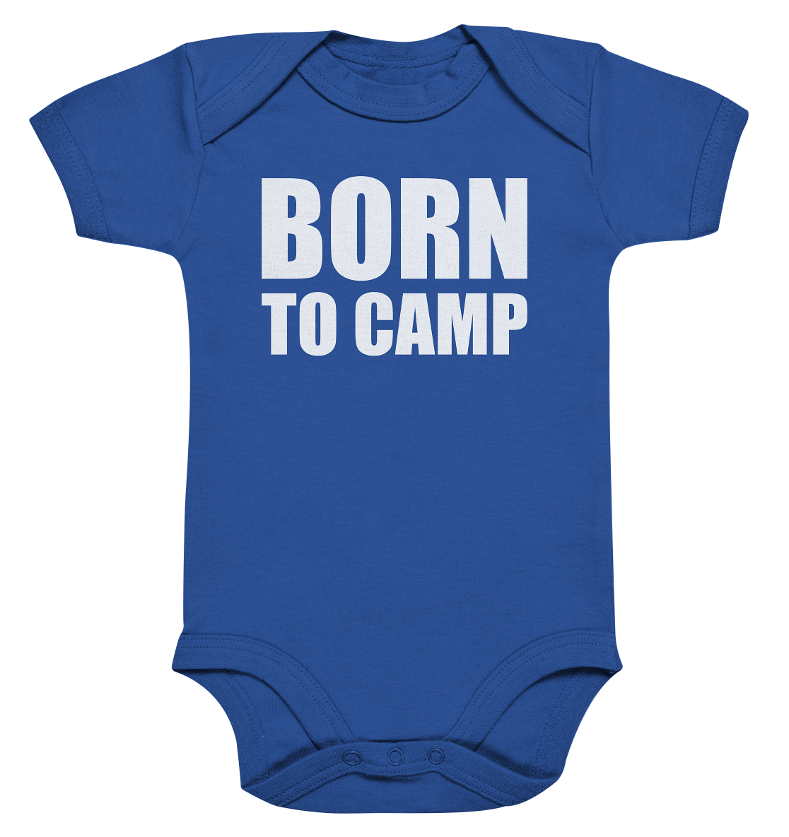 BORN TO CAMP - Organic Baby Bodysuite