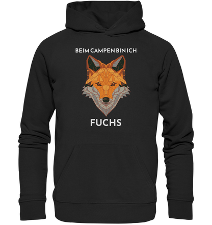 Beim Campen bin ich Fuchs - Hoodie - Campingfamilie.de