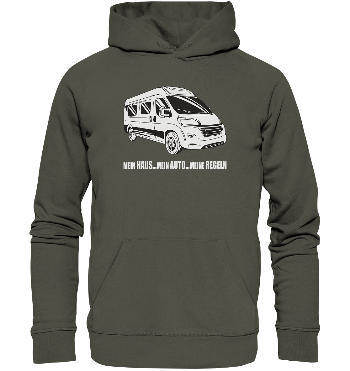 Mein Haus ... Mein Auto ... Meine Regeln - Organic Basic Hoodie