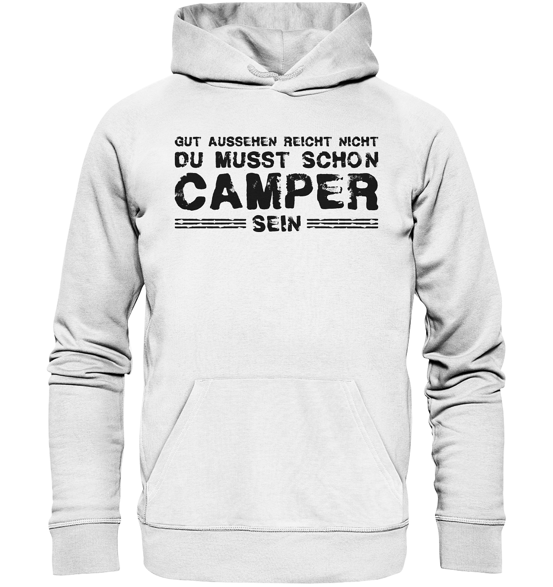 Du musst auch Camper sein - Organic Basic Hoodie