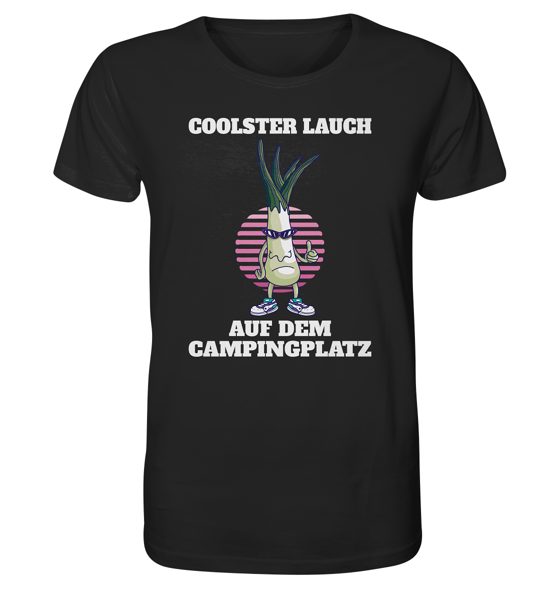 Coolster Lauch auf dem Campingplatz - Organic Shirt