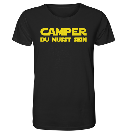 Camper du musst sein "v2" - Männer Shirt - Campingfamilie.de