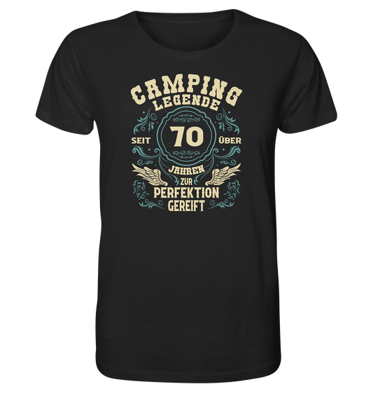 Camping Legende - Seit über 70 Jahren zur Perfektion gereift - Organic Shirt