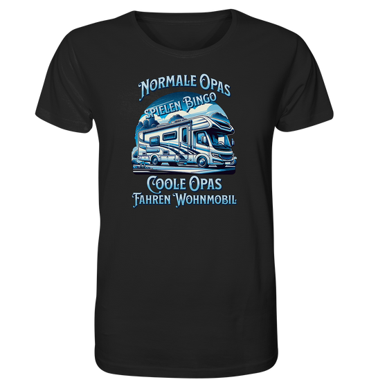 Normale Opas spielen Bingo - Coole Opas fahren Wohnmobil - Organic Shirt