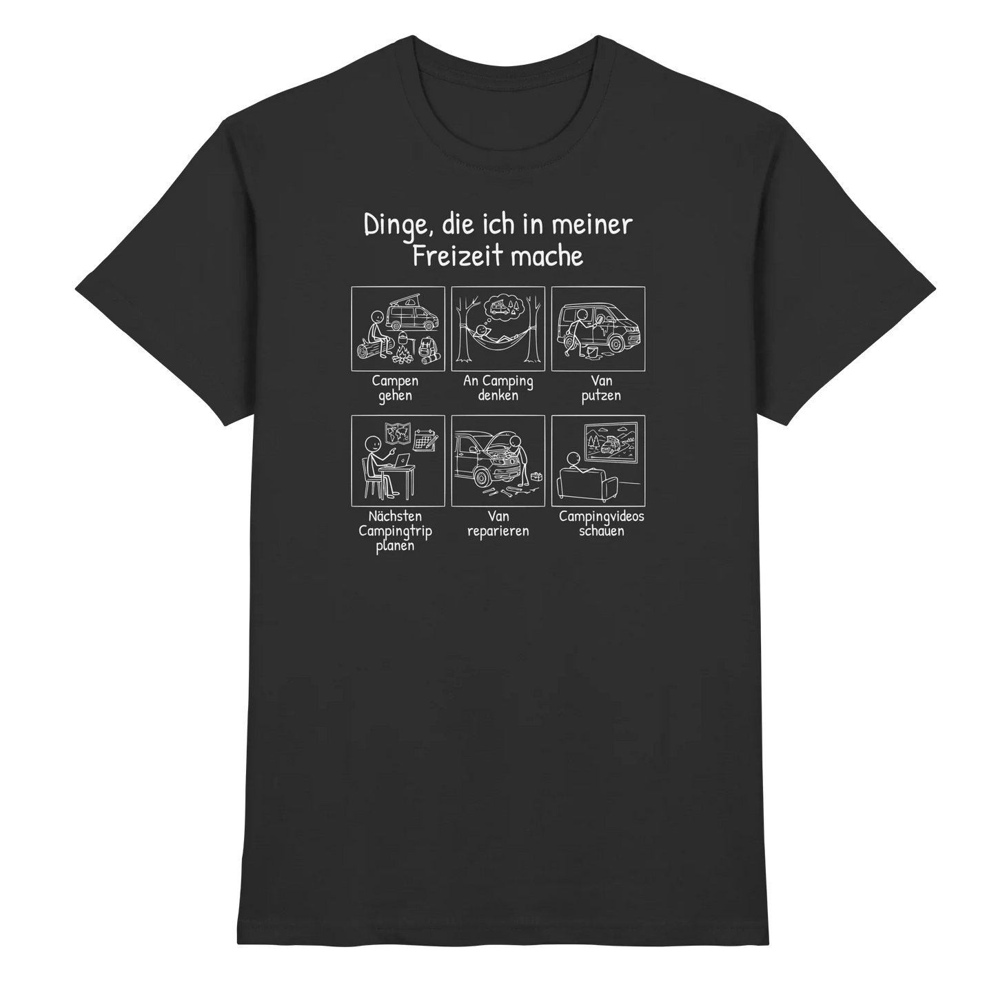 Dinge, die ich in meiner Freizeit mache (Van) - Männer Shirt