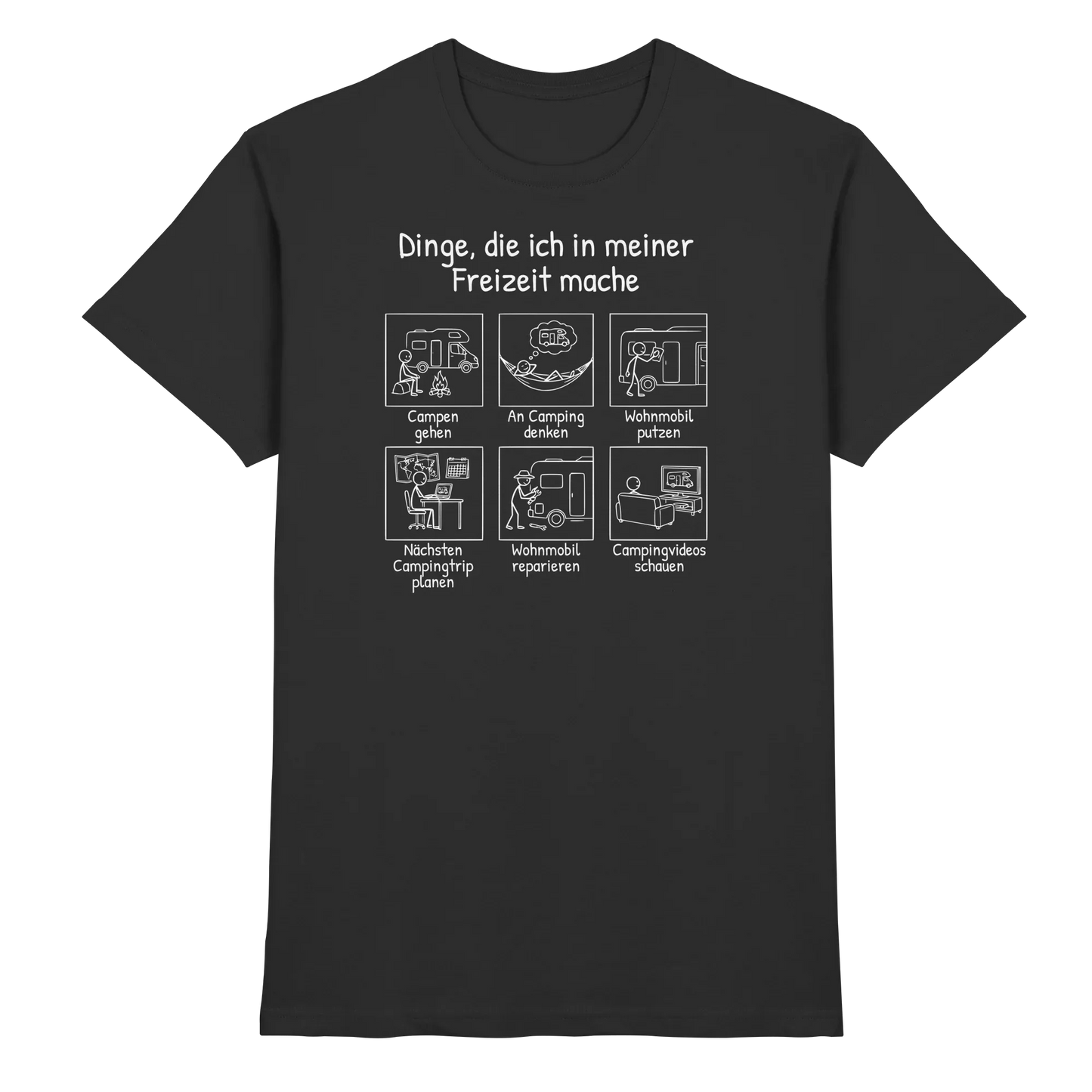 Dinge, die ich in meiner Freizeit mache (Wohnmobil) - Männer Shirt