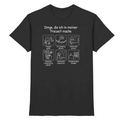 Dinge, die ich in meiner Freizeit mache (Wohnmobil) - Männer Shirt