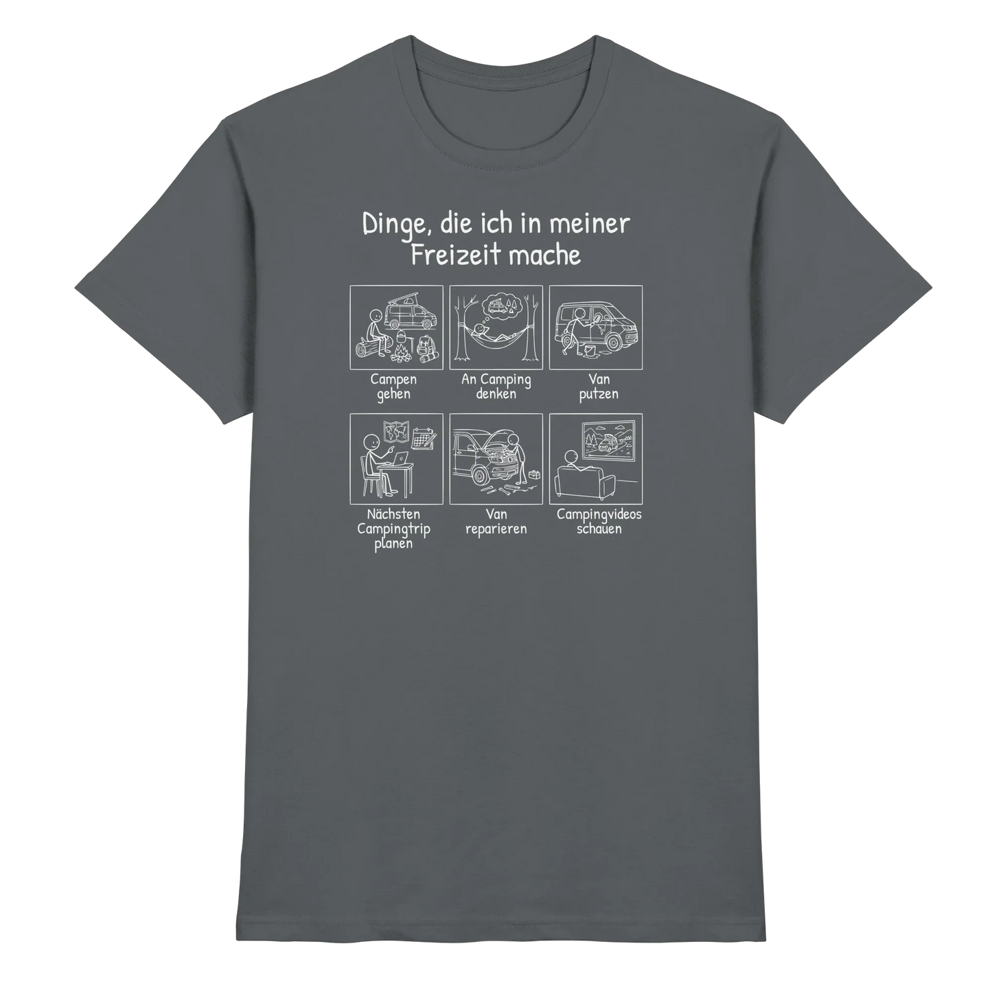 Dinge, die ich in meiner Freizeit mache (Van) - Männer Shirt