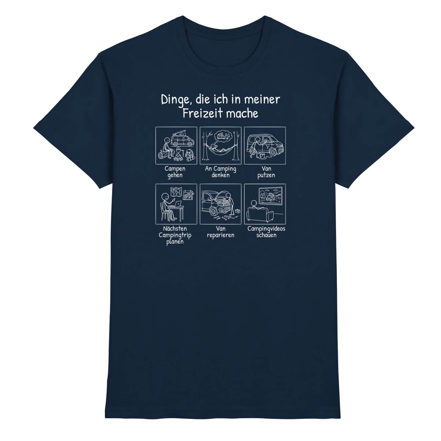 Dinge, die ich in meiner Freizeit mache (Van) - Männer Shirt