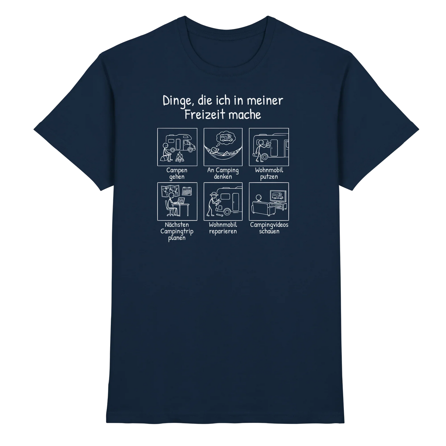 Dinge, die ich in meiner Freizeit mache (Wohnmobil) - Männer Shirt