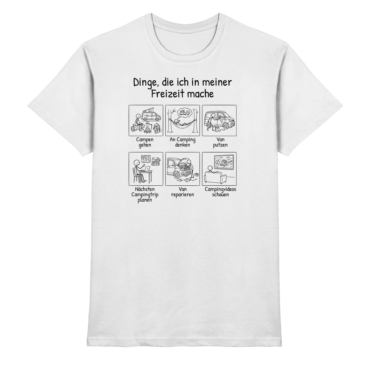 Dinge, die ich in meiner Freizeit mache (Van) - Männer Shirt