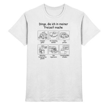 Dinge, die ich in meiner Freizeit mache (Van) - Männer Shirt