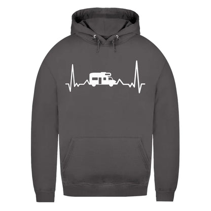 Herzschlag mit Wohnmobil - Frauen Hoodie - Campingfamilie.de