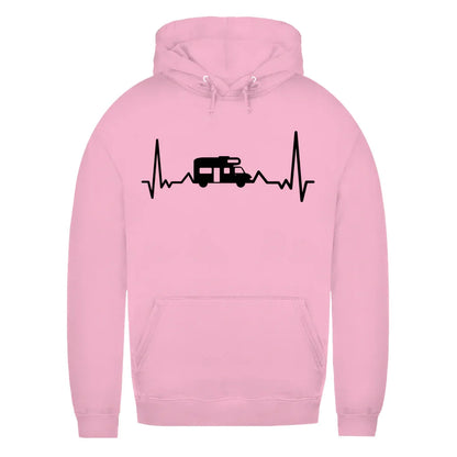 Herzschlag mit Wohnmobil - Frauen Hoodie - Campingfamilie.de