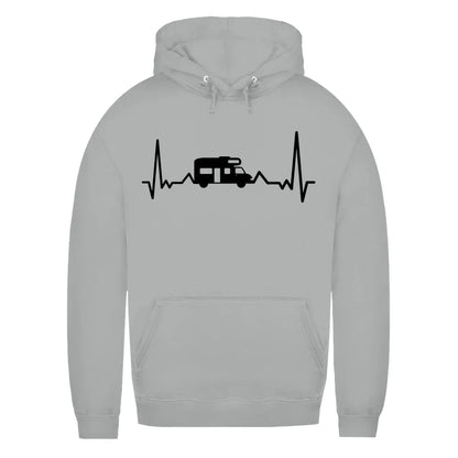 Herzschlag mit Wohnmobil - Frauen Hoodie - Campingfamilie.de