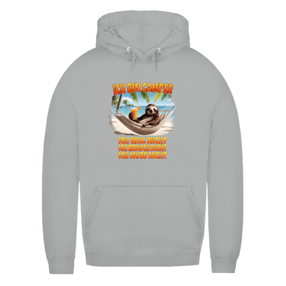 Ich will nicht, ich brauch nicht, ich muss nicht - Frauen Hoodie - Campingfamilie.de