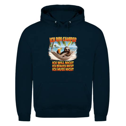Ich will nicht, ich brauch nicht, ich muss nicht - Herren Shirt - Campingfamilie.de