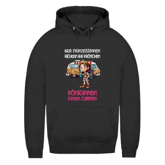 Königinnen gehen Campen - Frauen Hoodie - Campingfamilie.de