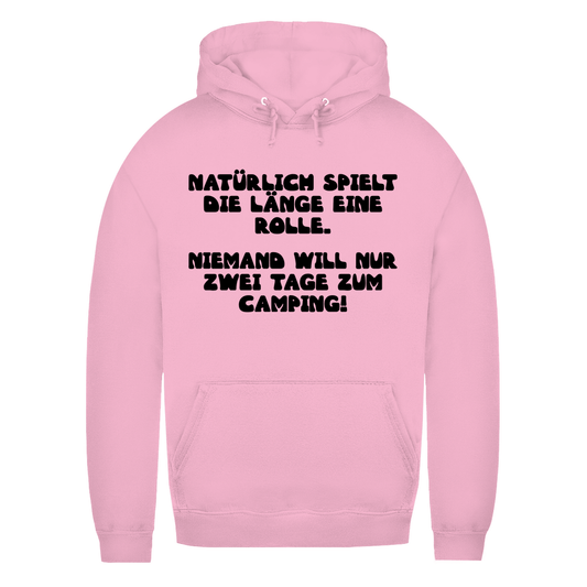 Länge spielt doch eine Rolle - Frauen Hoodie - Campingfamilie.de