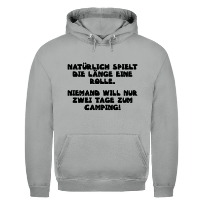 Länge spielt doch eine Rolle - Männer Hoodie - Campingfamilie.de