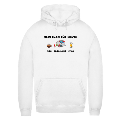 Mein Plan für heute: Kaffee, Camping, Bier - Frauen Hoodie - Campingfamilie.de