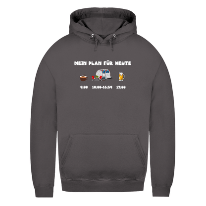 Mein Plan für heute: Kaffee, Camping, Bier - Frauen Hoodie - Campingfamilie.de
