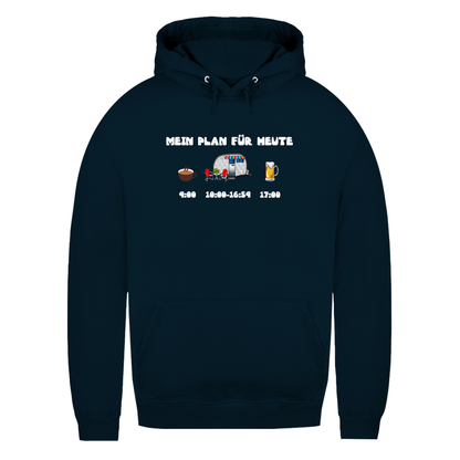Mein Plan für heute: Kaffee, Camping, Bier - Frauen Hoodie - Campingfamilie.de
