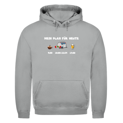 Mein Plan für heute: Kaffee, Camping, Bier - Herren Hoodie - Campingfamilie.de