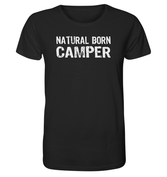 Natural Born Camper - Männer Shirt - Campingfamilie.de