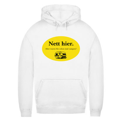Nett hier. Aber waren Sie schon mal campen? - Frauen Hoodie - Campingfamilie.de