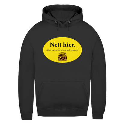 Nett hier. Aber waren Sie schon mal campen? - Frauen Hoodie - Campingfamilie.de