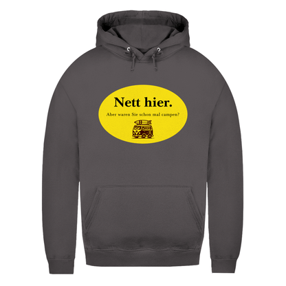 Nett hier. Aber waren Sie schon mal campen? - Frauen Hoodie - Campingfamilie.de