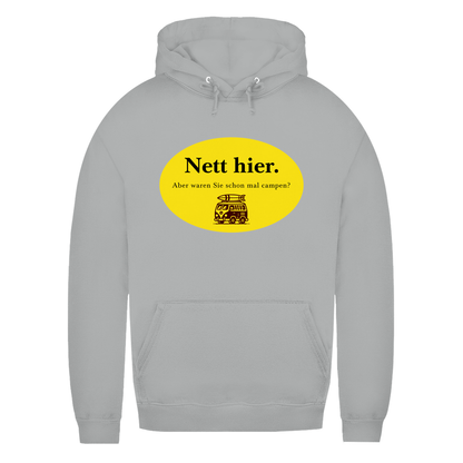 Nett hier. Aber waren Sie schon mal campen? - Frauen Hoodie - Campingfamilie.de