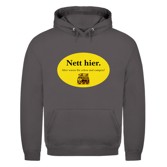 Nett hier. Aber waren Sie schon mal campen? - Männer Hoodie - Campingfamilie.de