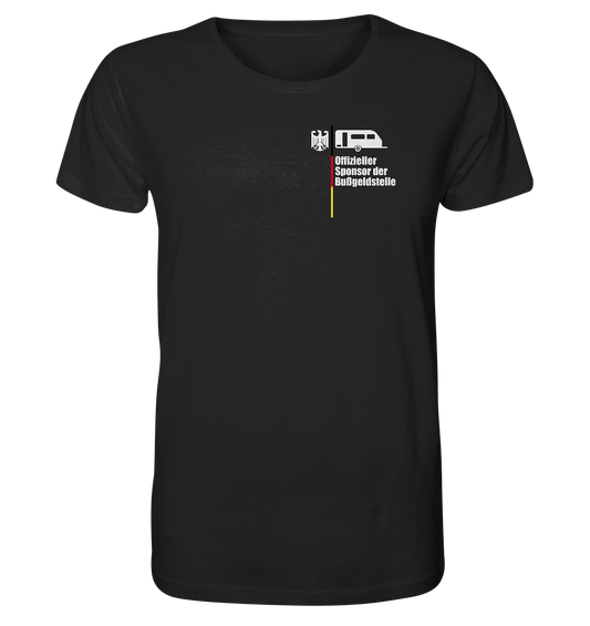 Offizieller Sponsor der Bußgeldstelle - Männer Shirt - Campingfamilie.de