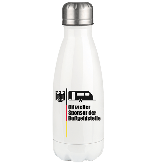Offizieller Sponsor der Bußgeldstelle - Thermoflasche 350ml - Campingfamilie.de