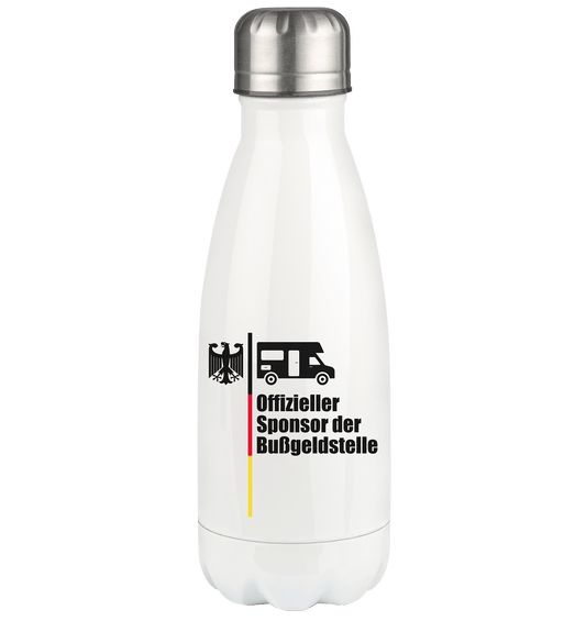 Offizieller Sponsor der Bußgeldstelle | Wohnmobil - Thermoflasche 350ml - Campingfamilie.de
