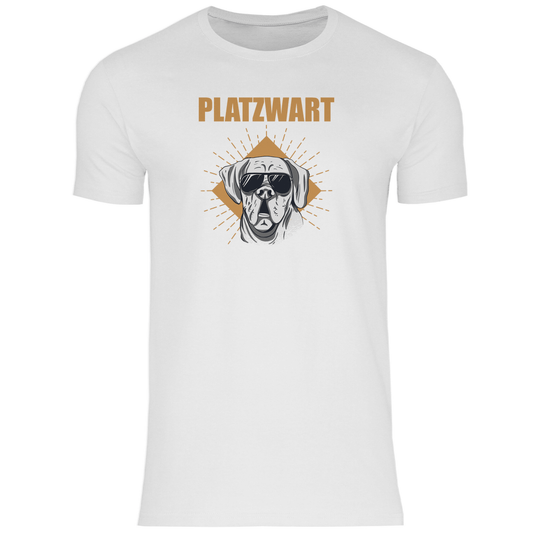 Platzwart - Männer Shirt - Campingfamilie.de
