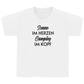 Sonne im Herzen Camping im Kopf - Kinder Shirt - Campingfamilie.de