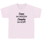 Sonne im Herzen Camping im Kopf - Kinder Shirt - Campingfamilie.de