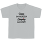 Sonne im Herzen Camping im Kopf - Kinder Shirt - Campingfamilie.de