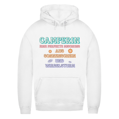 Sonnenschein und Wirbelsturm - Frauen Hoodie - Campingfamilie.de