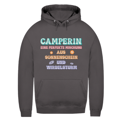 Sonnenschein und Wirbelsturm - Frauen Hoodie - Campingfamilie.de