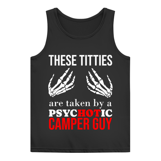 Titties und Hot Camper Guy - Frauen Tank Top - Campingfamilie.de