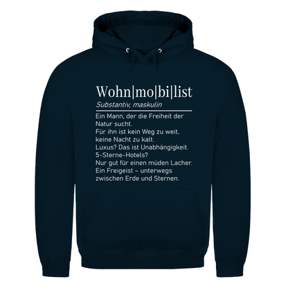 Wohnmobilist - Männer Hoodie - Campingfamilie.de