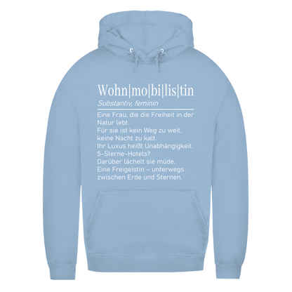 Wohnmobilistin - Frauen Hoodie - Campingfamilie.de
