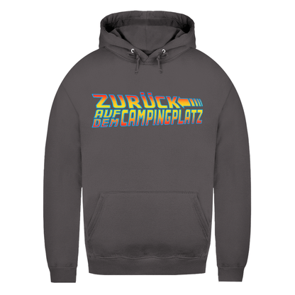 Zurück auf dem Campingplatz - Frauen Hoodie - Campingfamilie.de