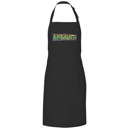 Zurück auf dem Campingplatz - Grillschürze - Campingfamilie.de
