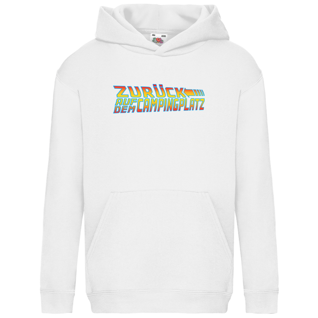 Zurück auf dem Campingplatz - Kinder Hoodie - Campingfamilie.de