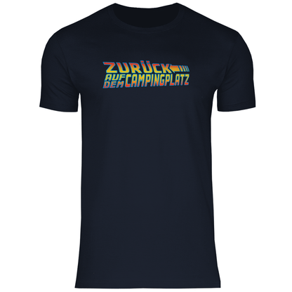 Zurück auf dem Campingplatz - Männer Shirt - Campingfamilie.de